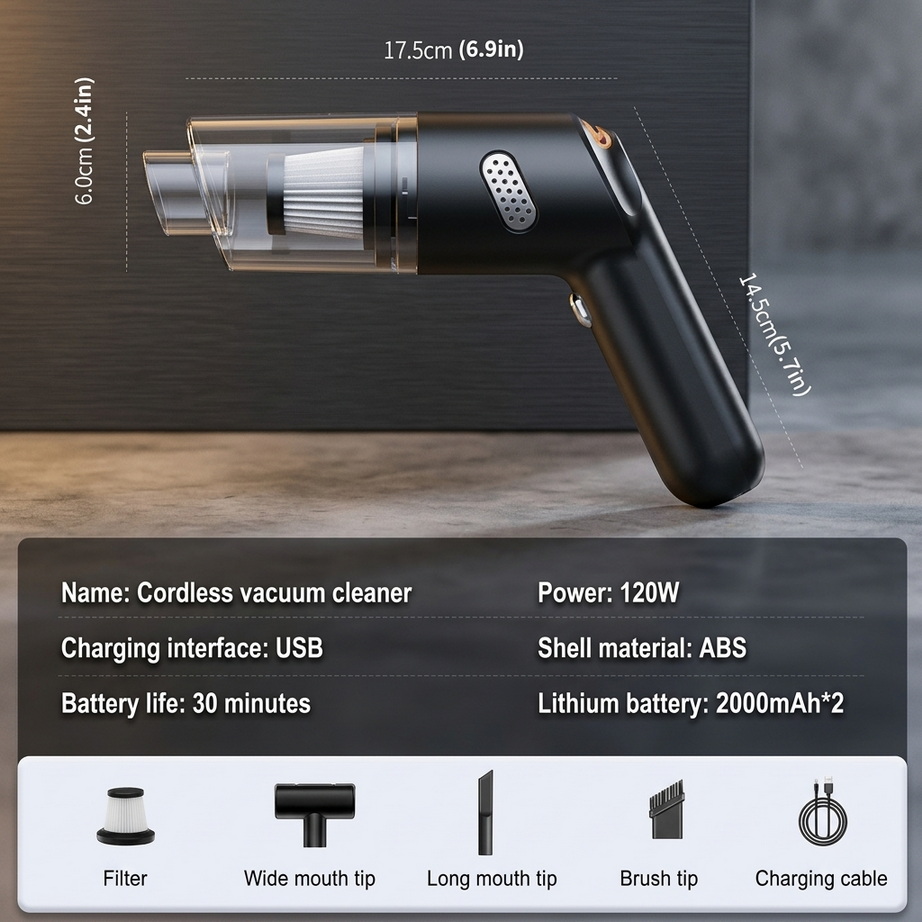 Wireless Handheld Vacuum 006
