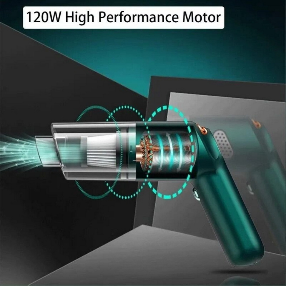 Wireless Handheld Vacuum for Fast Cleanups Car Care Color : White|Green|Black Wireless Handheld Vacuum for Fast Cleanups Car Care Color : White|Green|Black